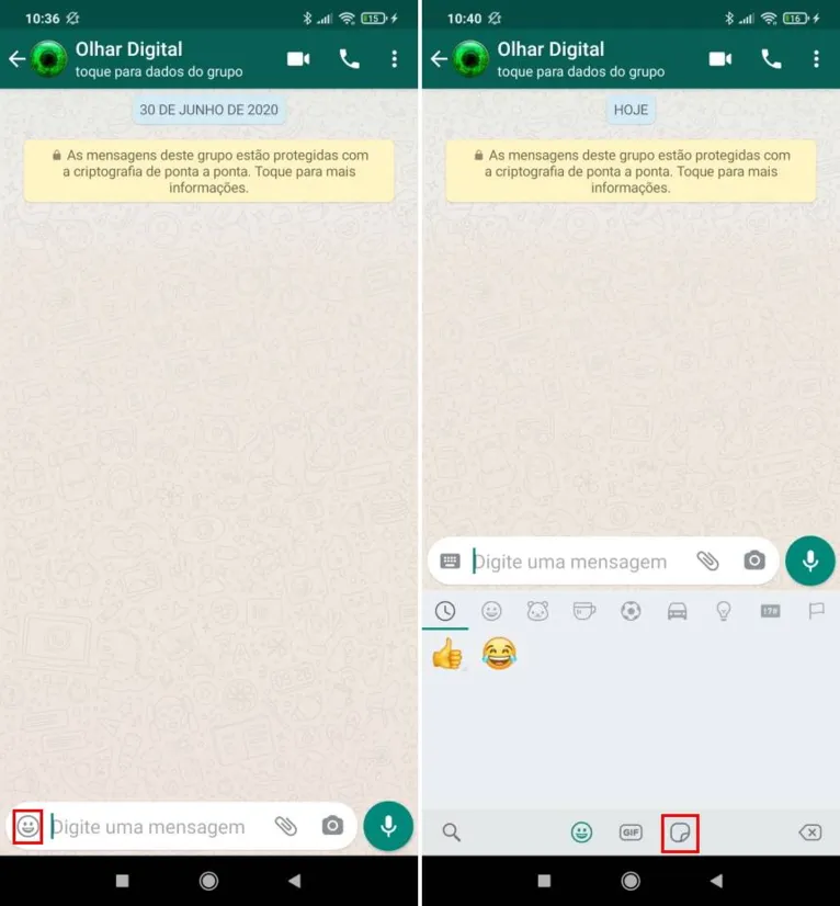 Como encontrar e baixar as figurinhas animadas do WhatsApp