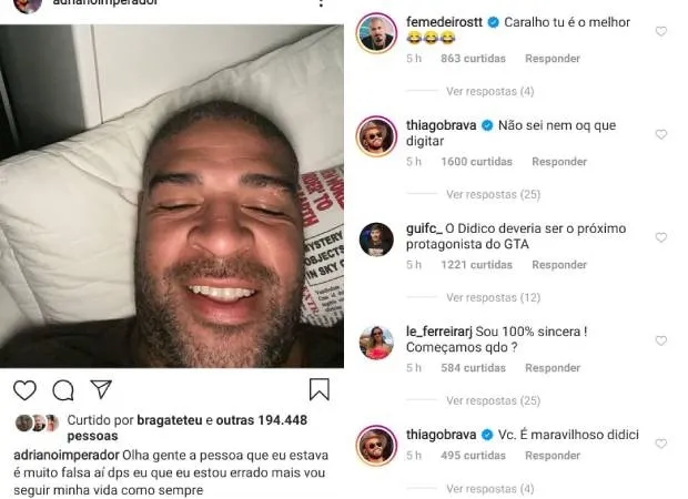 Adriano Imperador reata noivado após chamá-la de 'falsa'