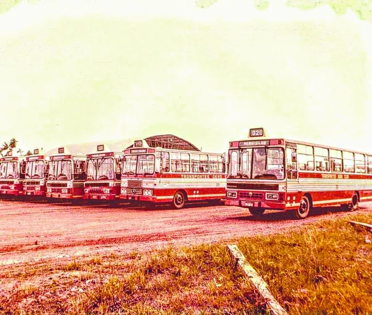 Antigo ônibus Aeroclube 