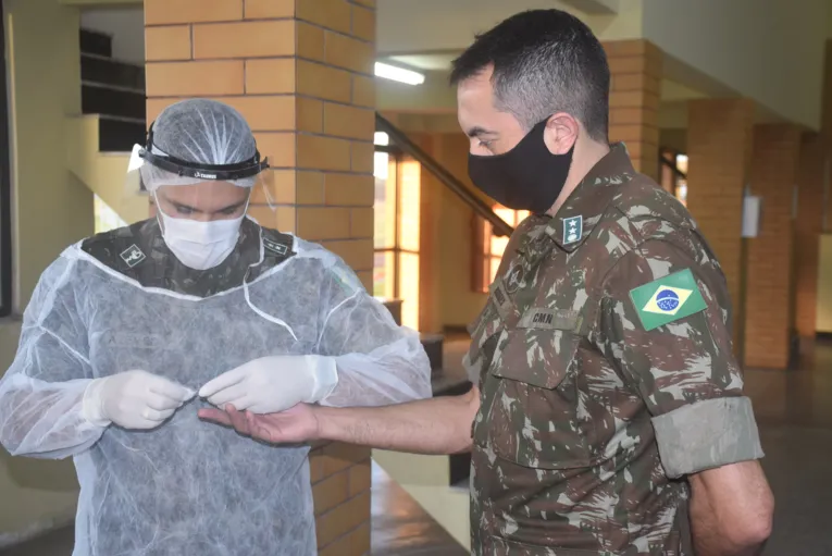Todos os militares envolvidos na Ação Cívico Social realizaram exame PCR para Covid-19