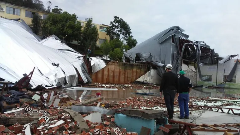 Paraense relata pânico durante passagem de "Ciclone Bomba" em Santa Catarina