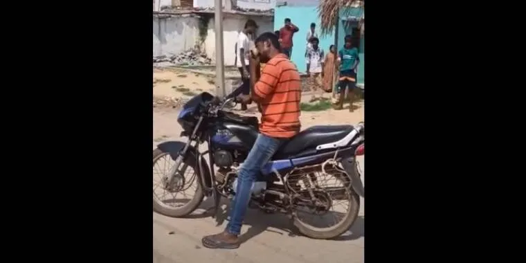 As cenas causaram espanto em quem estava ao redor.