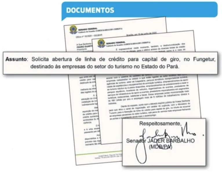 Senador Jader Barbalho defende linha de crédito para o turismo