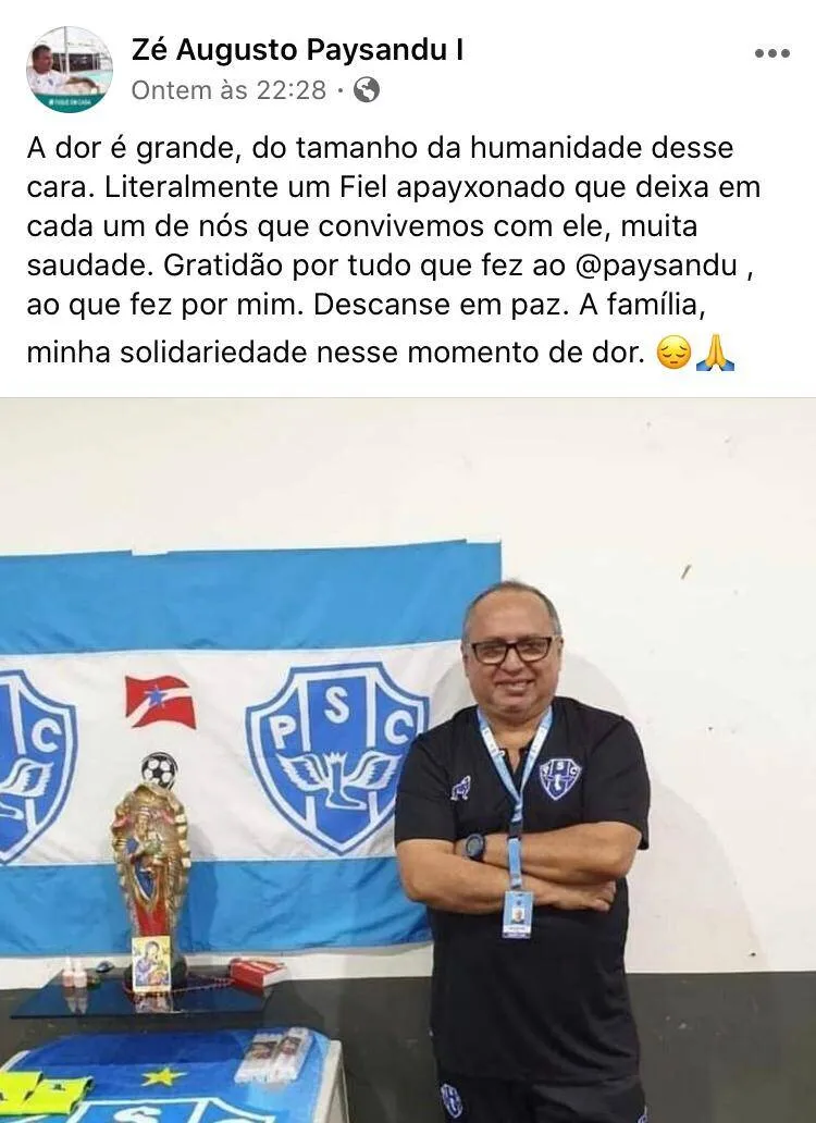 Remo e ídolos bicolores prestam últimas homenagens ao médico Wilson Fiel