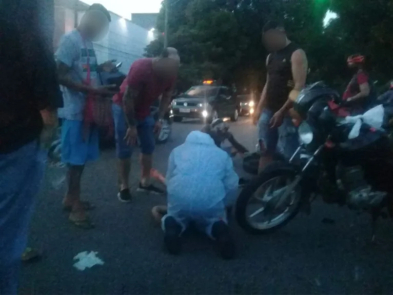 Bebê é "arremessado" durante acidente de trânsito em Belém