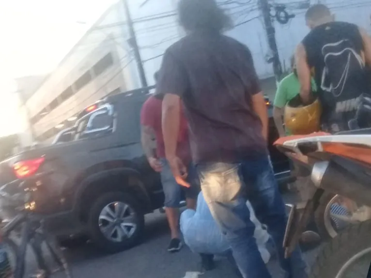 Bebê é "arremessado" durante acidente de trânsito em Belém