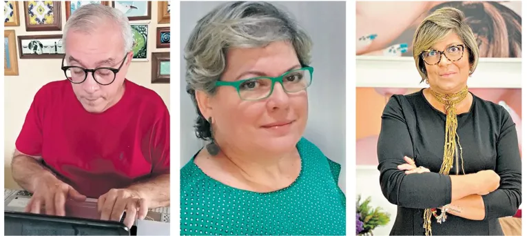 Os jornalistas João Carlos Pereira, Vera Cascaes e Carla Viannadividiram a pesquisa e autoria da obra