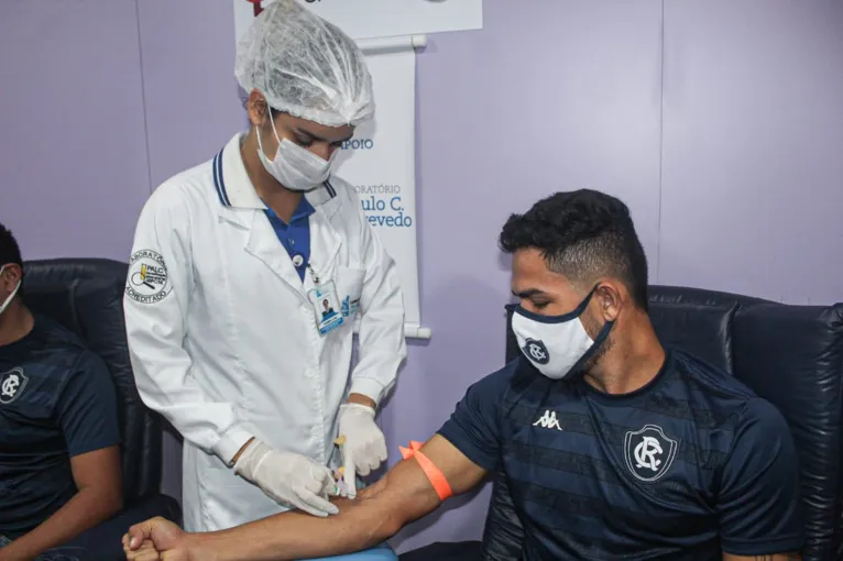 Jogadores do Remo realizam testes para covid-19