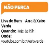 Xeiro Verde faz live de São João com sucessos do brega e temas juninos tradicionais