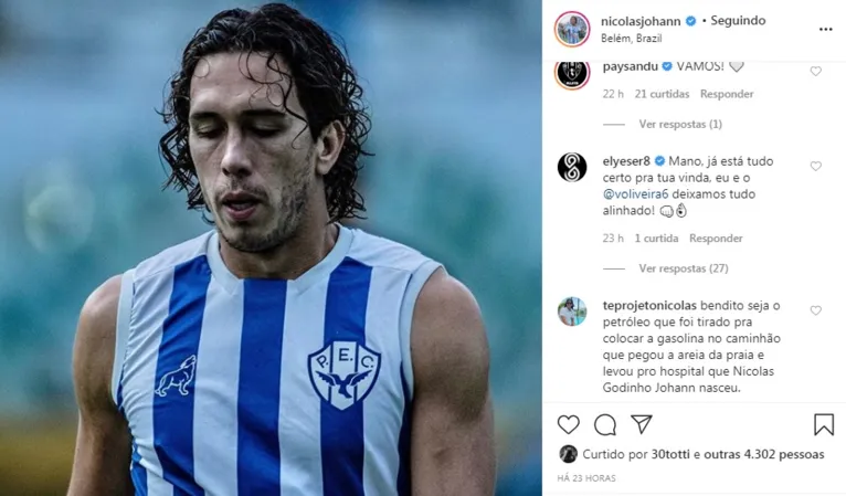 Nicolas deve deixar o Papão e jogar em time da Série B