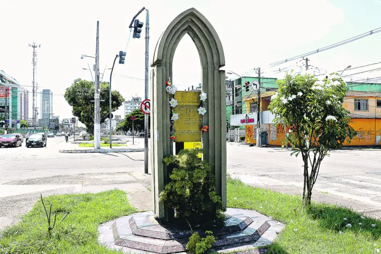 Local onde o Santo Padre rezou missa em Belém, na antiga 1º de Dezembro com Mauriti
