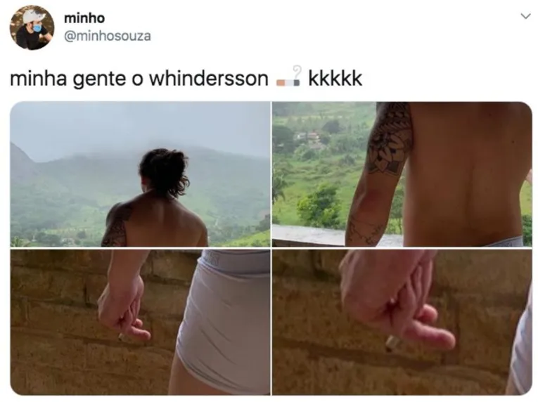Whindersson surge com 'cigarrinho suspeito' e é questionado por fãs