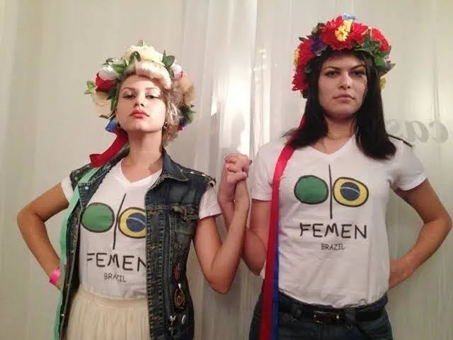A jovem é uma das fundadoras no Femen no Brasil