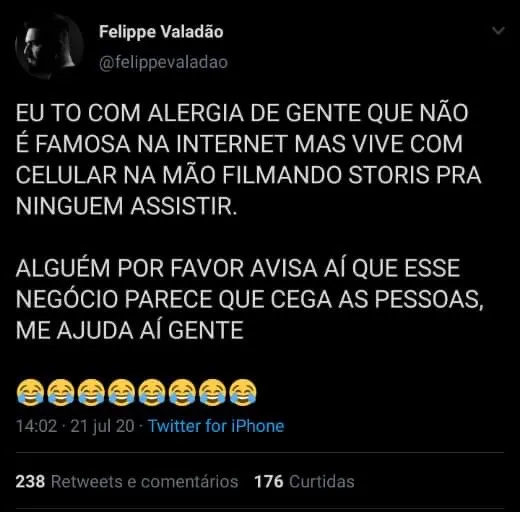 Pastor Felippe Valadão diz que tem 'alergia' a não famosos da internet