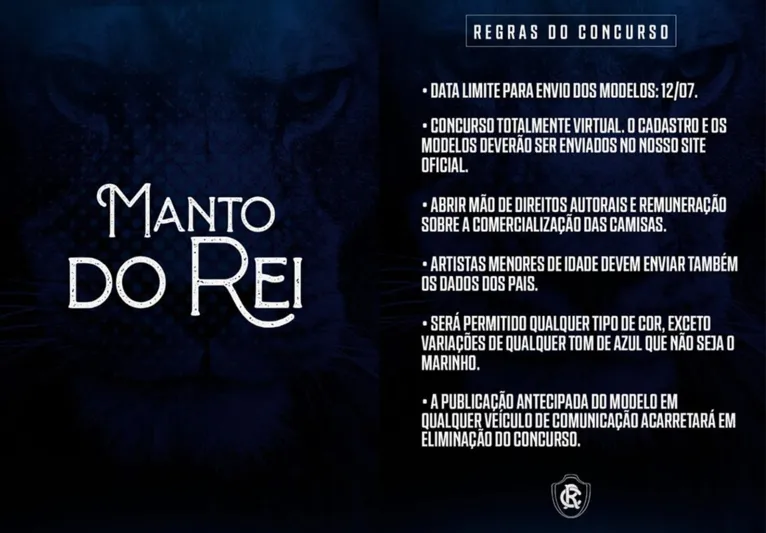 Concurso da nova camisa do Remo já tem mais de 100 inscritos