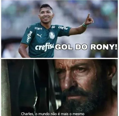 Gol de Rony dispara chuva de memes na internet; desencantou