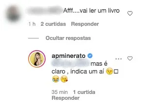 Minerato empina bumbum e fãs reagem: 'vai ler um livro!'