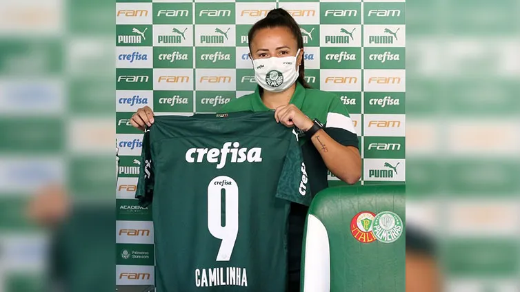 A meia-campista Camilinha, ex-Orlando Pride (EUA), é o novo reforço do Palmeiras.