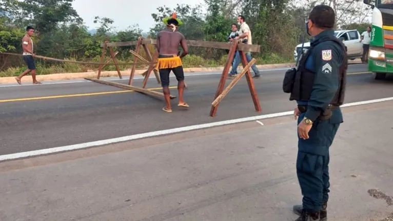 Justiça determina retirada de bloqueio feito por indígenas no Pará