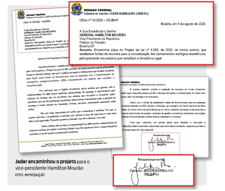 Jader cria fonte de financiamento para Zoneamento Ambiental