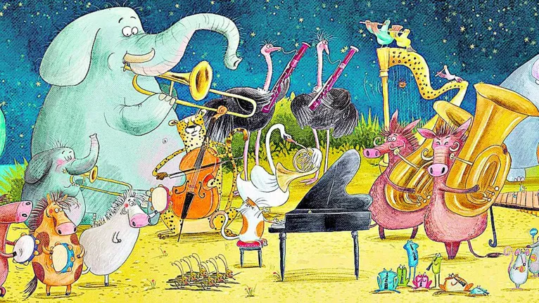 Dan Brown (na foto abaixo) escreveu em “Sinfonia dos Animais” um conto em que os bichos unem seus sons para formar uma orquestra, feito para ser lido escutando música 