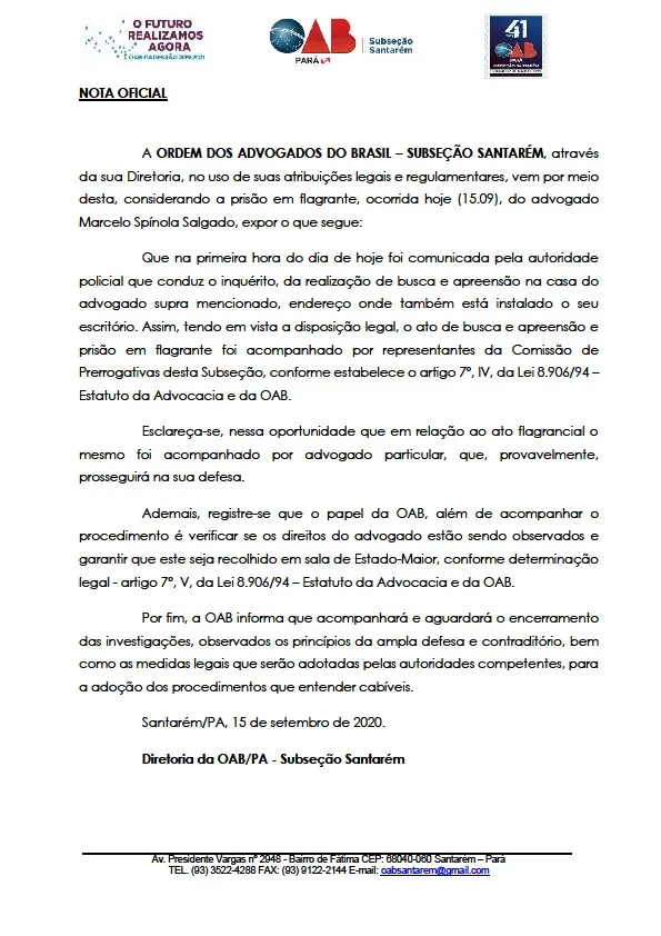 OAB se posiciona sobre advogado preso com pornografia infantil