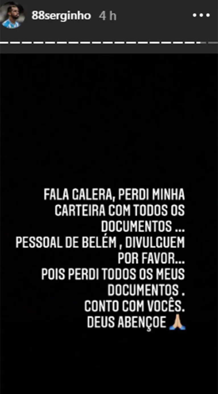 Jogador do Paysandu perde documentos durante festa do título paraense