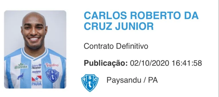 Novo reforço bicolor está regularizado e pode jogar o clássico