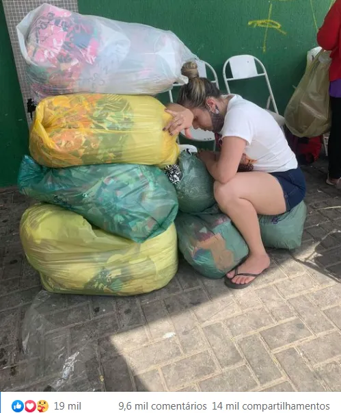 A foto que levou Neyla a ser reconhecida no Brasil inteiro e receber mensagens de mulheres que buscam pela sua independência financeira. 