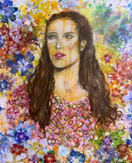 A pintura feita pelo ator