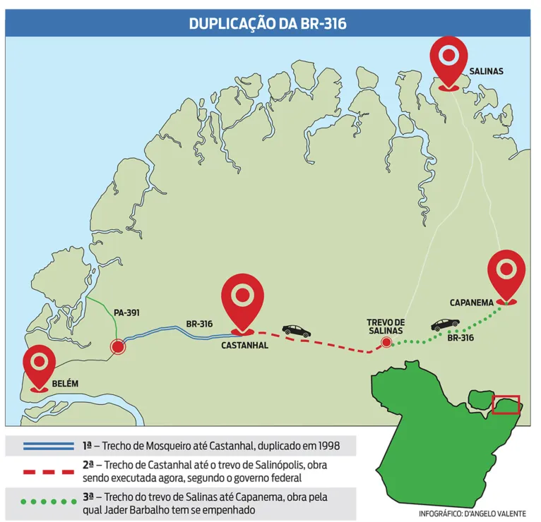 BR-316: Jader comemora mais uma etapa em fase de duplicação