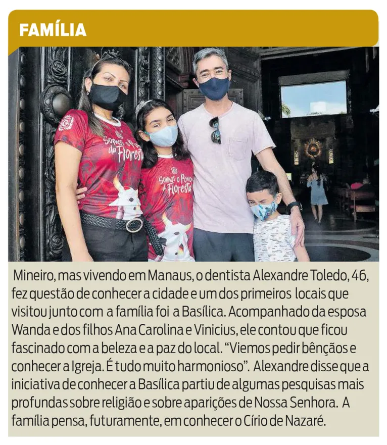  Movimentação de devotos já é grande na Basílica Santuário