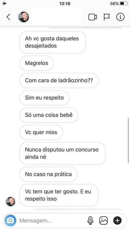 Mister não aceita fora 'por ser mais lindo do Estado' e perde vaga