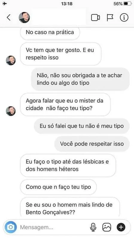 Mister não aceita fora 'por ser mais lindo do Estado' e perde vaga