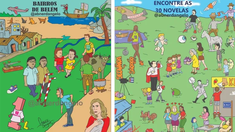 Bairros de Belém e novelas: os desafios que mexem com a cabeça dos internautas