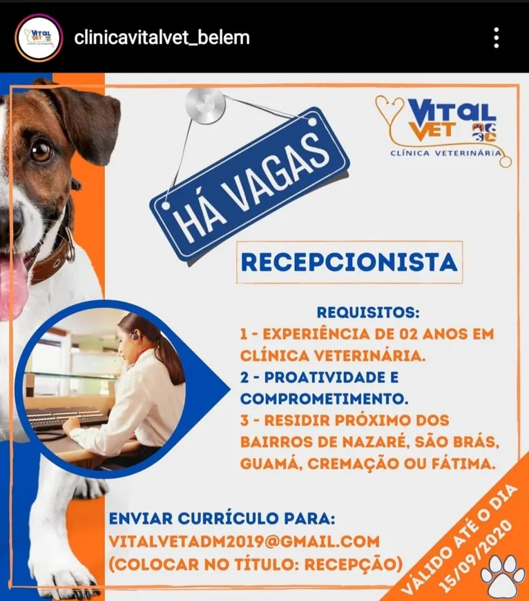Atrás
de emprego? Veja as vagas disponíveis  aqui