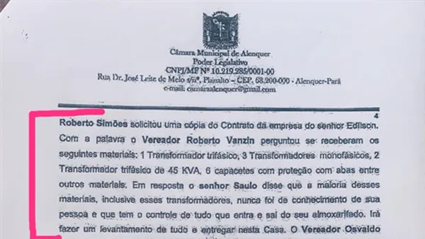 MP investiga prefeito e empresário por desvio de transformadores de energia comprados pela prefeitura