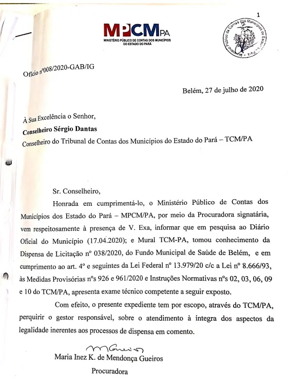 Ministério Público de Contas cobra Zenaldo sobre compra de remédios sem licitação