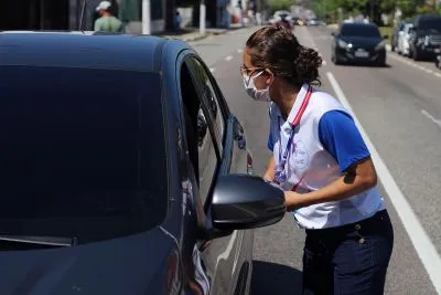 Foram feitas várias abordagens no encerramento da campanha nacional.