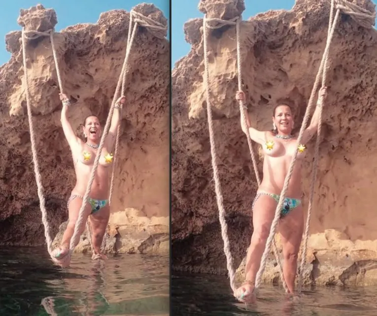 Luana Piovani exibe seios em fotos ousadas de topless em Ibiza 