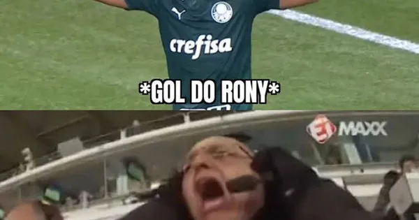 Gol de Rony dispara chuva de memes na internet; desencantou