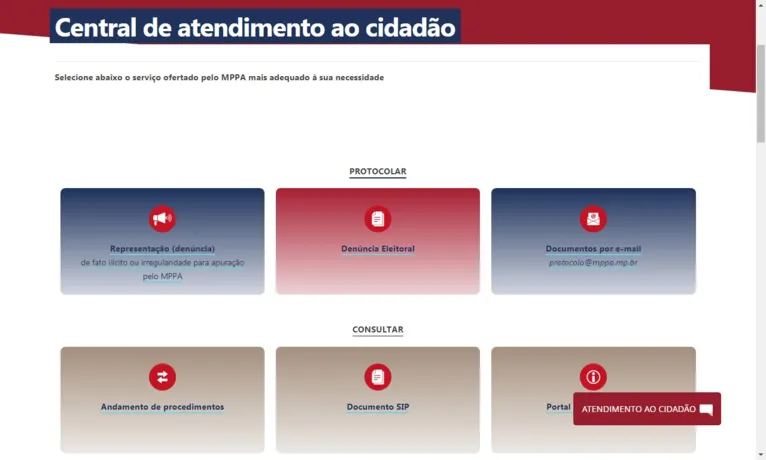 MP Eleitoral oferece canal virtual para denúncias eleitorais
