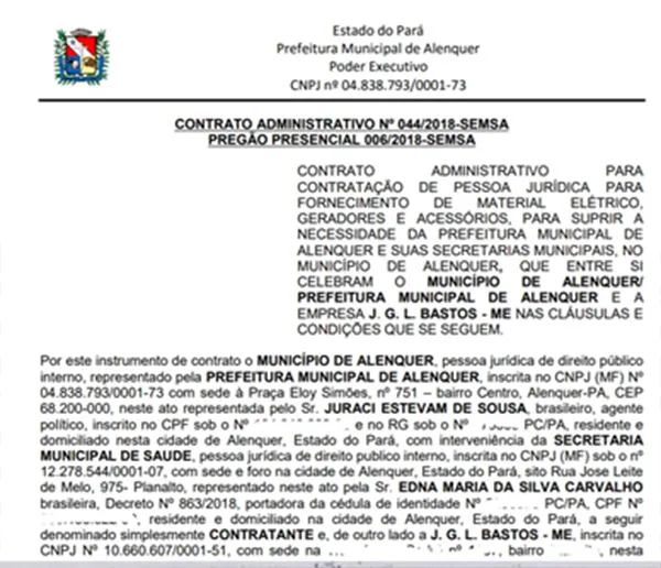 MP investiga prefeito e empresário por desvio de transformadores de energia comprados pela prefeitura