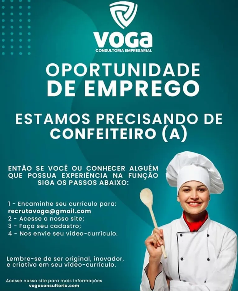 Sua vaga aqui: veja oportunidades de empregos