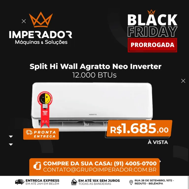 A Black Friday da Imperador vai até sábado (5). Não perca!