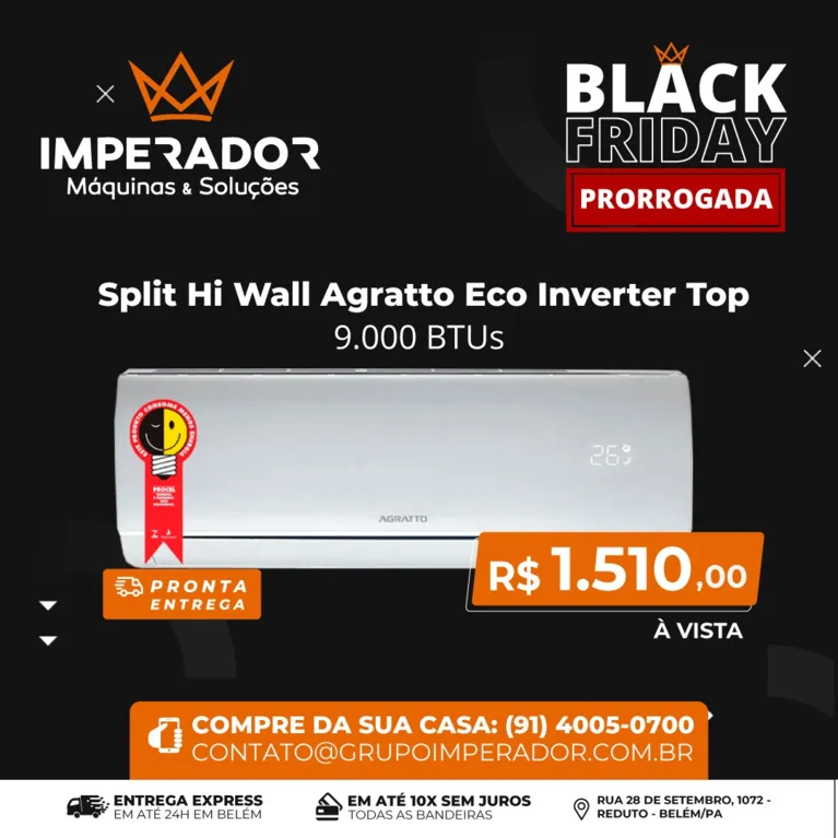 A Black Friday da Imperador vai até sábado (5). Não perca!