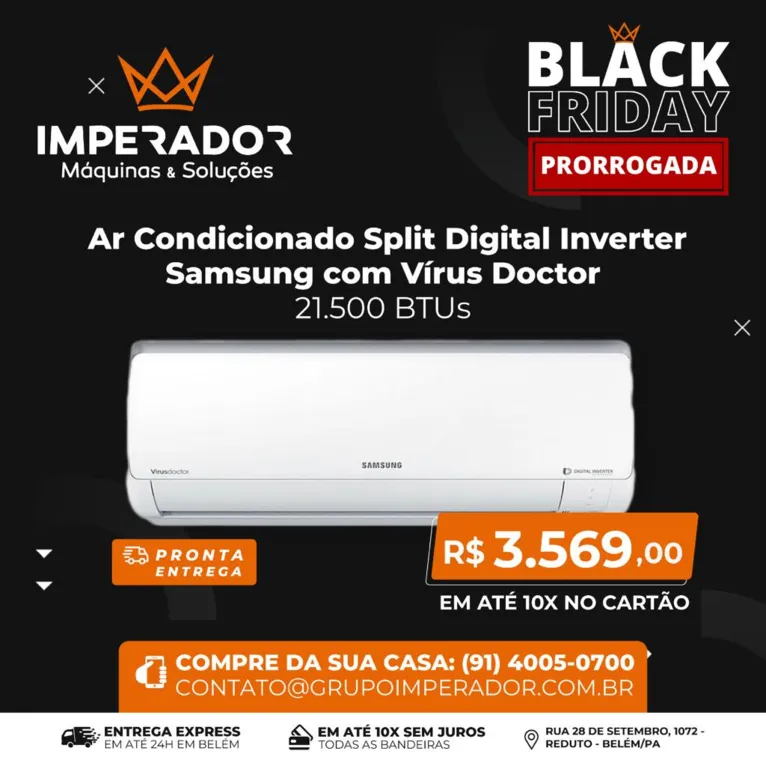 A Black Friday da Imperador vai até sábado (5). Não perca!