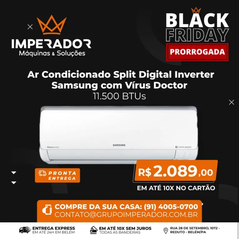 A Black Friday da Imperador vai até sábado (5). Não perca!