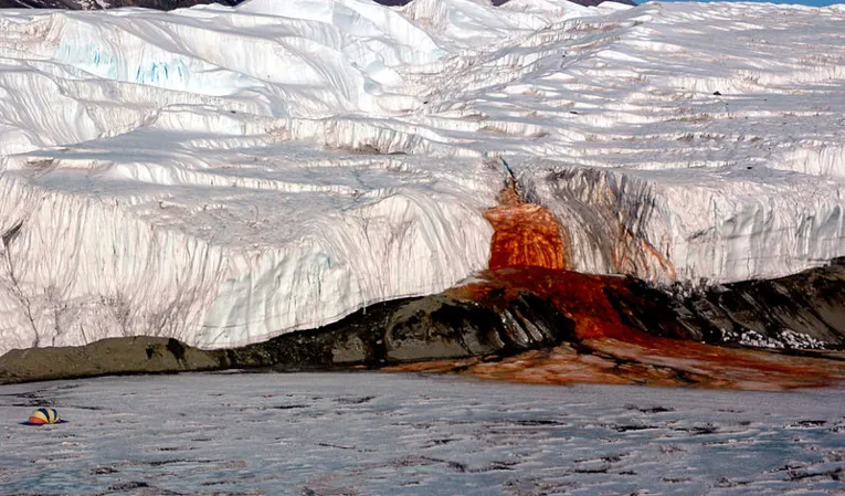 Misteriosa "catarata de sangue" na Antártida intriga cientistas, veja!