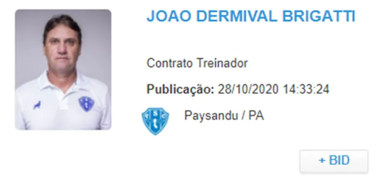 Liberado: treinador está regularizado e pode assumir o Papão